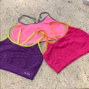 3 Champion Sports Bras